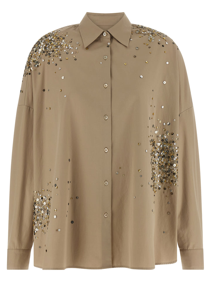 Dries Van Noten  Casia Camicie - Beige | 9982c51e909bfa101c2a9919fd2c2b83a8bf773a