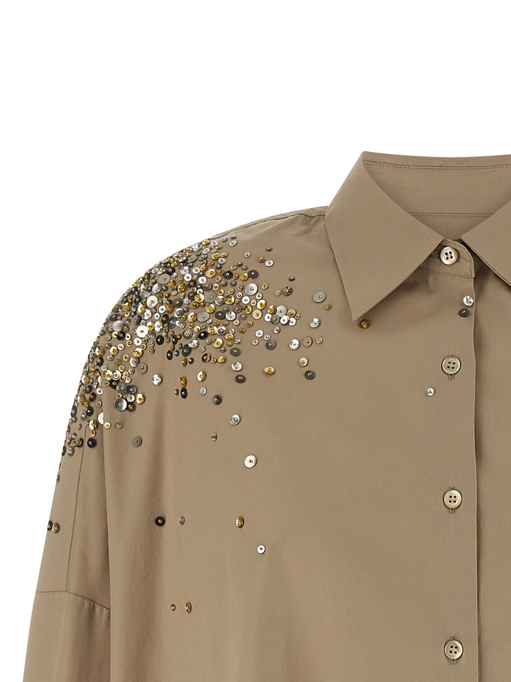 Dries Van Noten  Casia Camicie - Beige | de2d61c03e1894d2f2d39c3f9a8a83f74606c86d