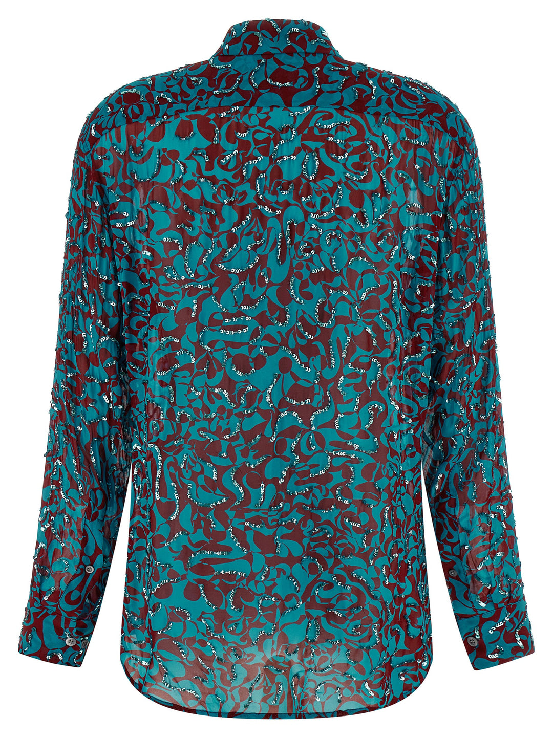Dries Van Noten  Clavelly Camicie - Celeste | c1320a80faf74188a576352f93311d4ab002eb69