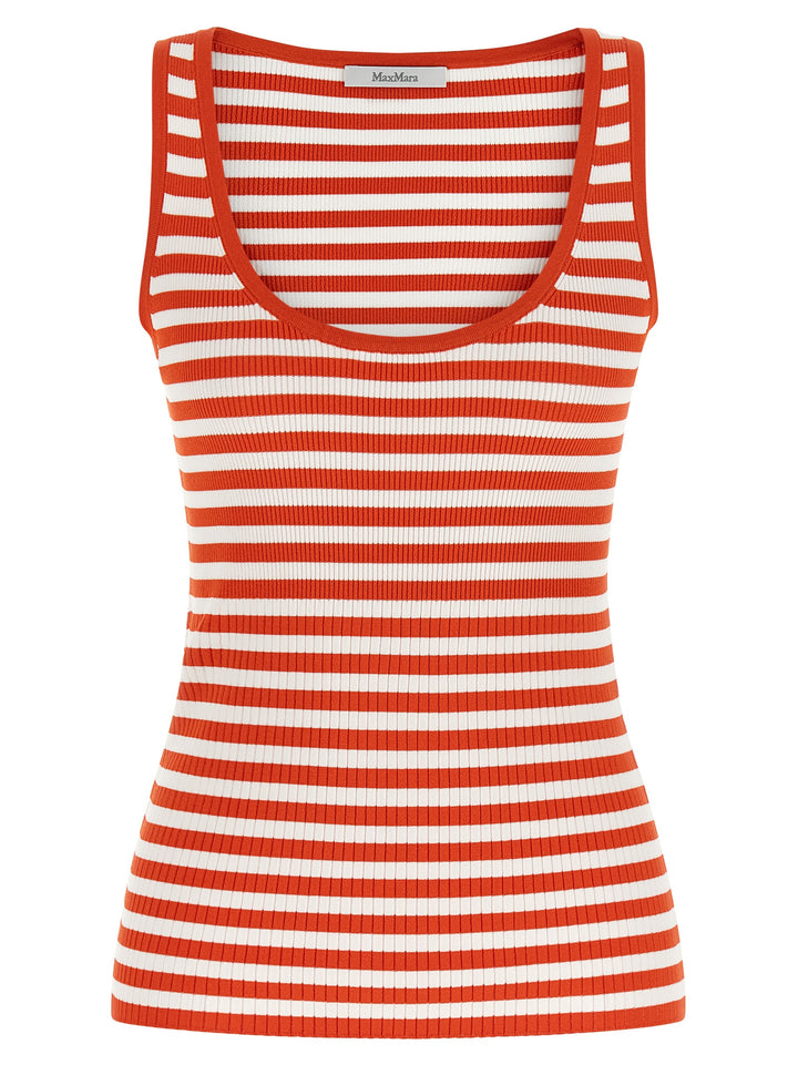 Max Mara Mxmghiro Top - Rosso | ac01c329dec8a90c274fb04562b5b2a08ea456a0