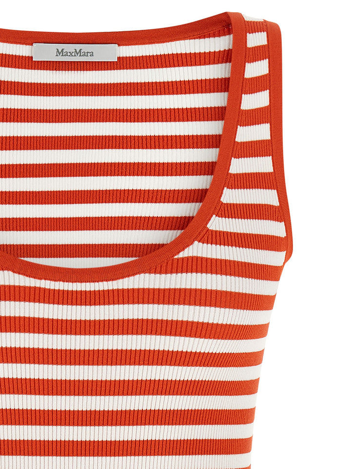 Max Mara Mxmghiro Top - Rosso | 6f2ccf00d0956535aedb5ffec81ee06f5e1de2a2