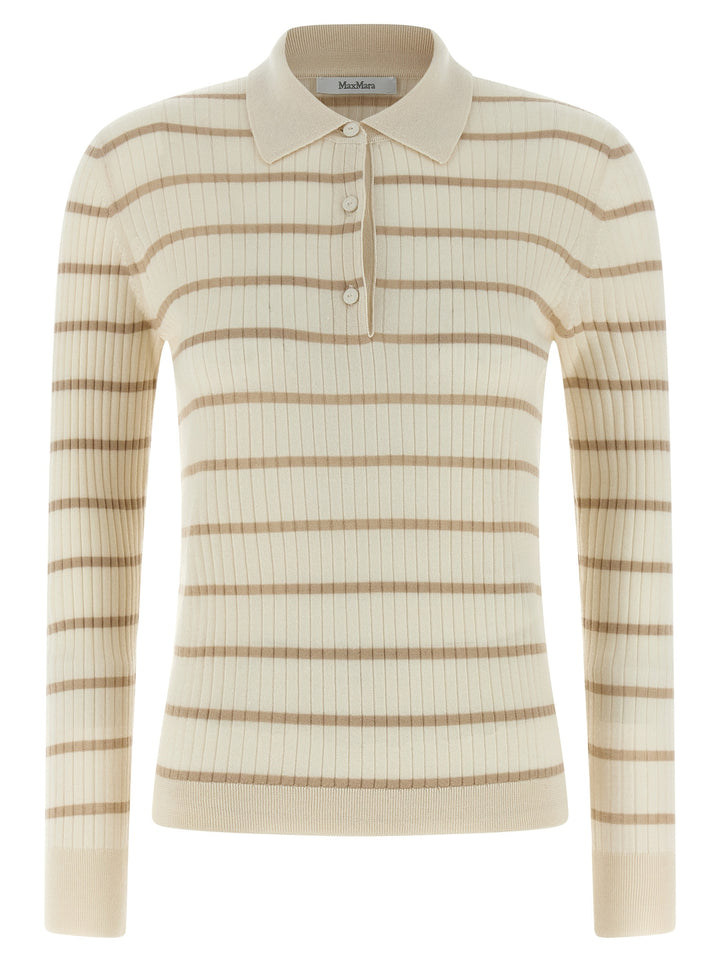 Max Mara Mxpgitano Polo - Beige | 8c268c4e998a9744bb62db375e0aeb6dcb41a446