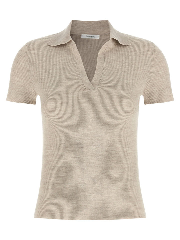 Max Mara Mxmalbero Polo - Beige | 986493a224c5000d4e634ecf6f69c6cf29f7de2d