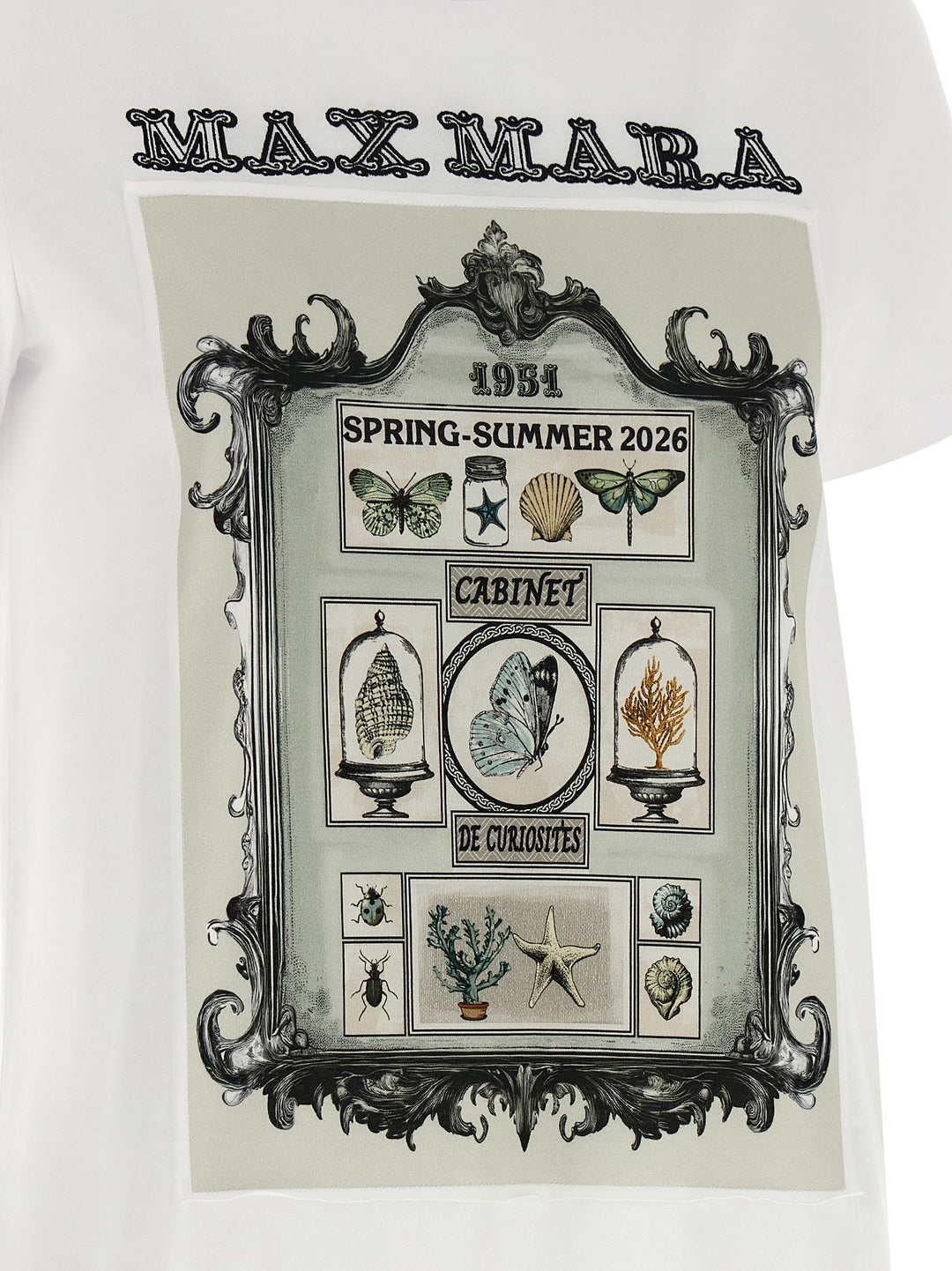 Max Mara Mxmspadino T shirt - Bianco | 468e8f85c47959dce08b54fb6ea0507b58f576f0