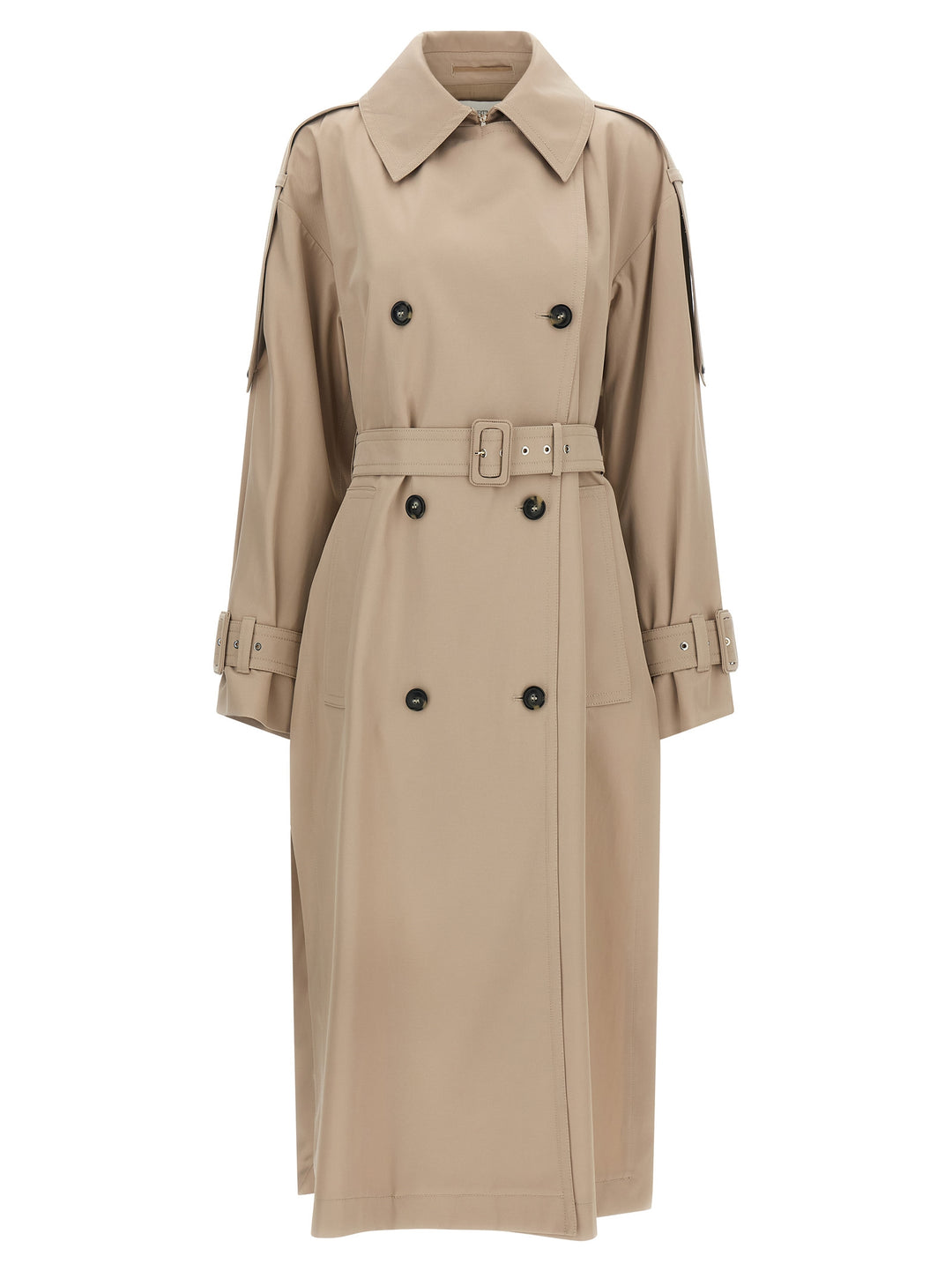 Sportmax Spxgocce Trench e Impermeabili - Beige | 6b70a2b23a602814b1b8c43e24645ea57842e951