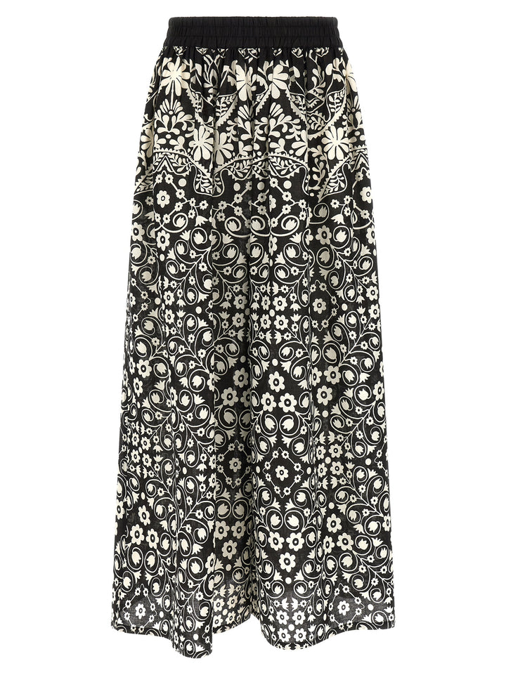 Weekend Max Mara Wkipalanca Pantaloni - Bianco/Nero | d06739354241802256b584e6192fc78984b55521