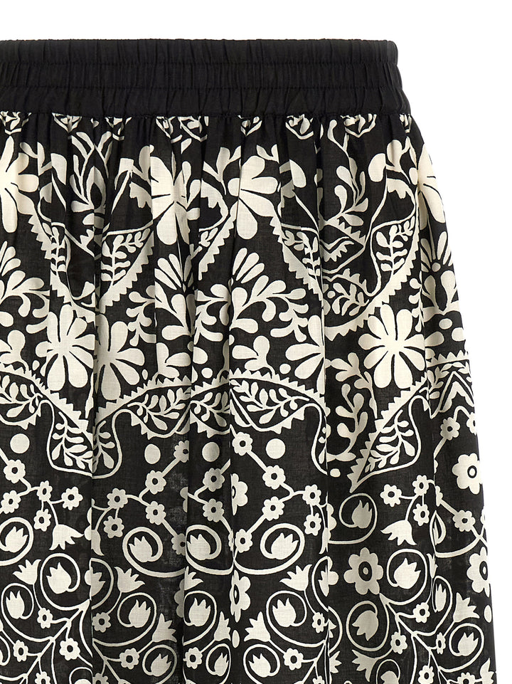 Weekend Max Mara Wkipalanca Pantaloni - Bianco/Nero | f7cb2b1491b0f0197a60090a98a76e2bf435fbe4