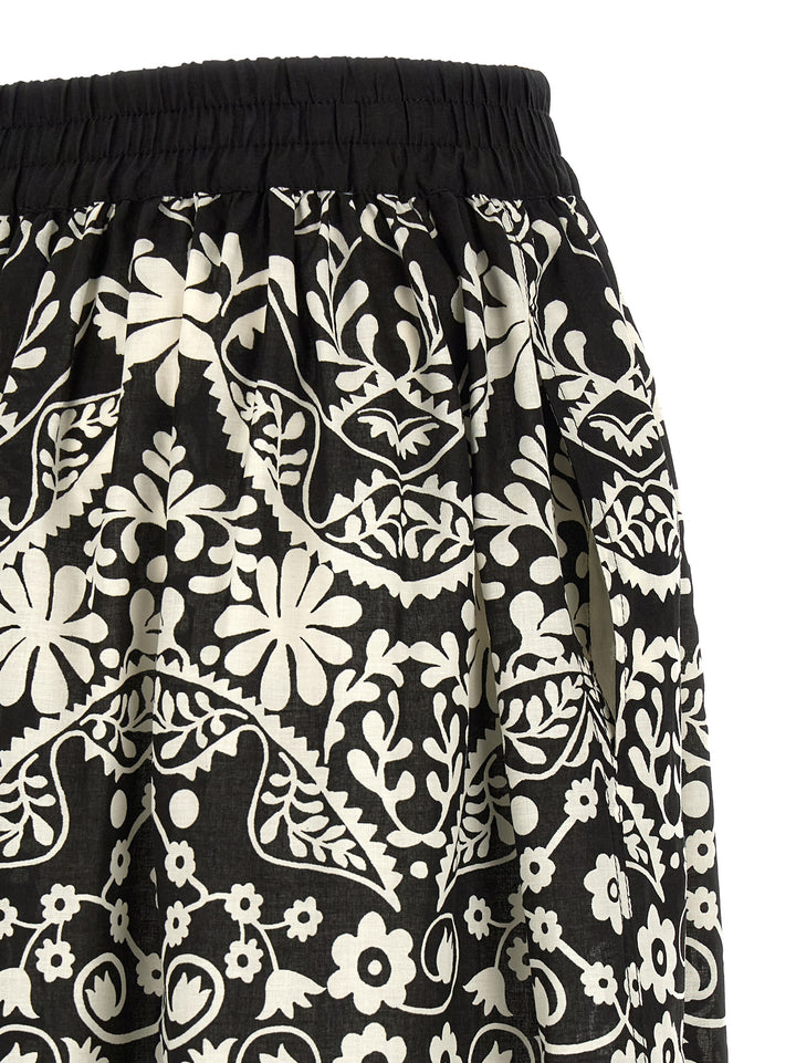 Weekend Max Mara Wkipalanca Pantaloni - Bianco/Nero | 7a3d8db69bc7abafe93de35aa58c993cf2d7e65c
