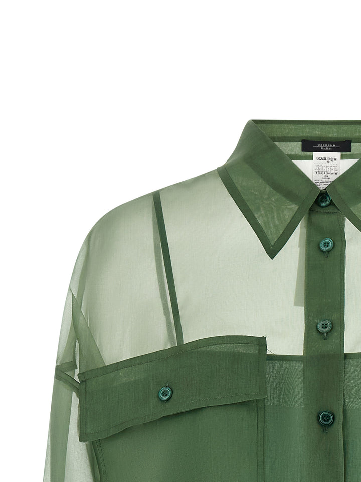 Weekend Max Mara Wkdcolomba Camicie - Verde | 4b0aae22360b8cf89bd027dbbac1e376287492a6