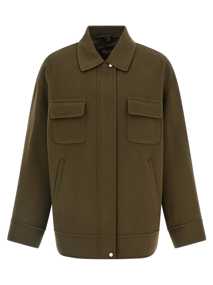Max Mara Studio Mstdisco Trench e Impermeabili - Verde | 7e9498796d29841a658dc290c619f00f4f7b1cf0