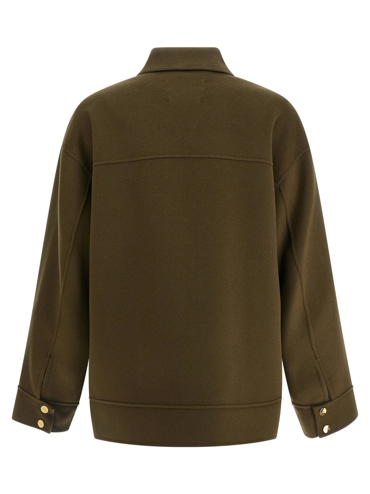 Max Mara Studio Mstdisco Trench e Impermeabili - Verde | e12a735996869d778d3e613a541bbc411e8d8f28