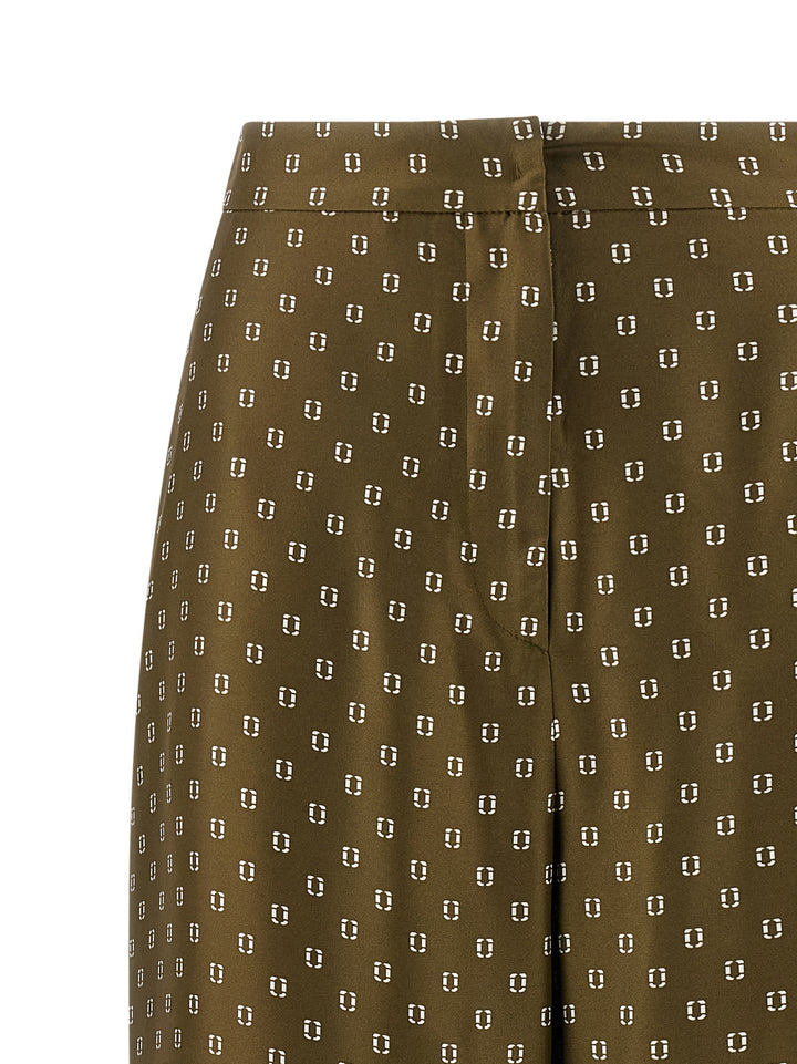 Max Mara Studio Mstottelia Pantaloni - Verde | 55583108d0820ba7a64a061cdf74bcbab3f71dee