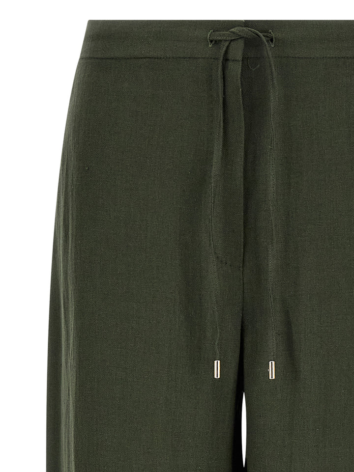 Max Mara Studio Mstpelota Pantaloni - Verde | 37ce89e86e8728a78bff464e041803d591cbdf34