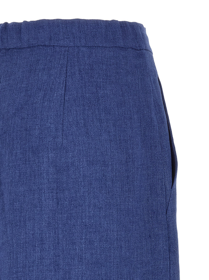 Max Mara Studio Mstpelota Pantaloni - Blu | deb0db282fc2db7f52ffb51117a9d4dee6e46937