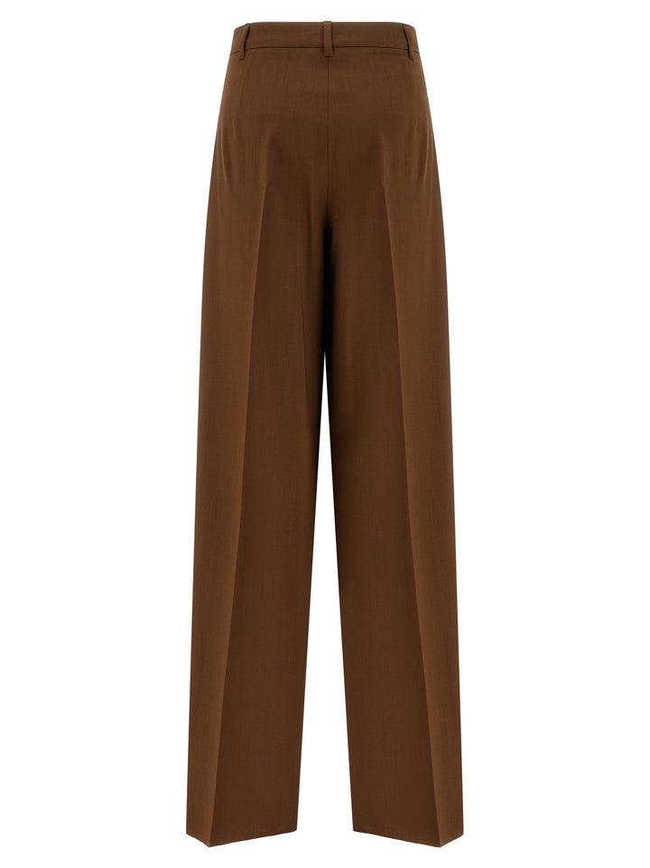 Max Mara Studio Mstbacio Pantaloni - Marrone | f1bfbc8a47e34567c3a81859c6a1d0511e5bd6ae