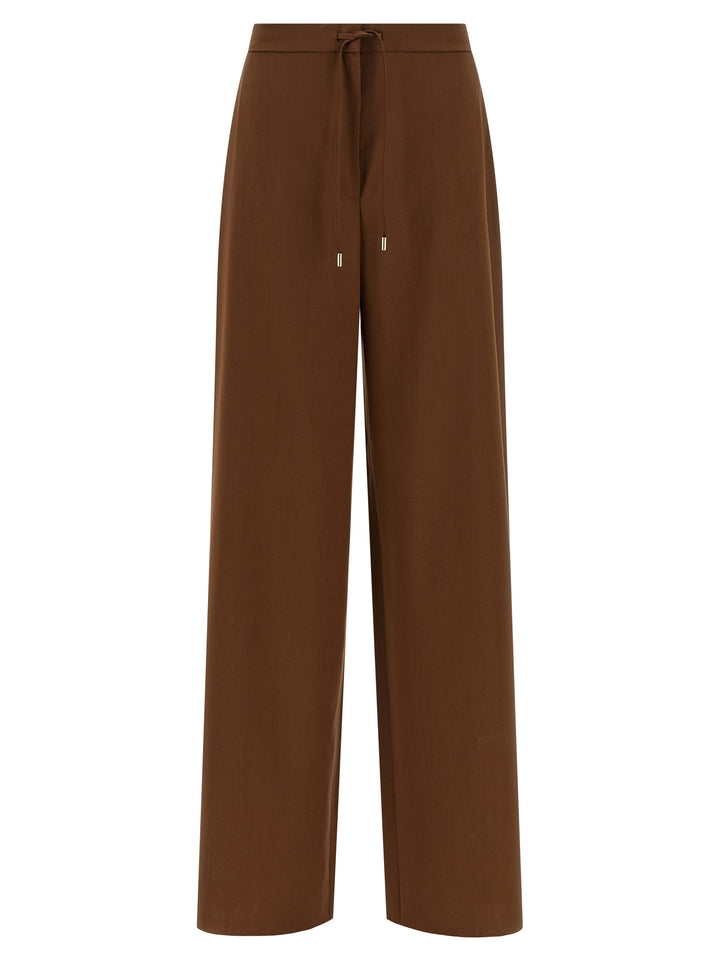 Max Mara Studio Mstcortone Pantaloni - Marrone | 7b99f1804611db802c1745d10e0fcf447dfee308