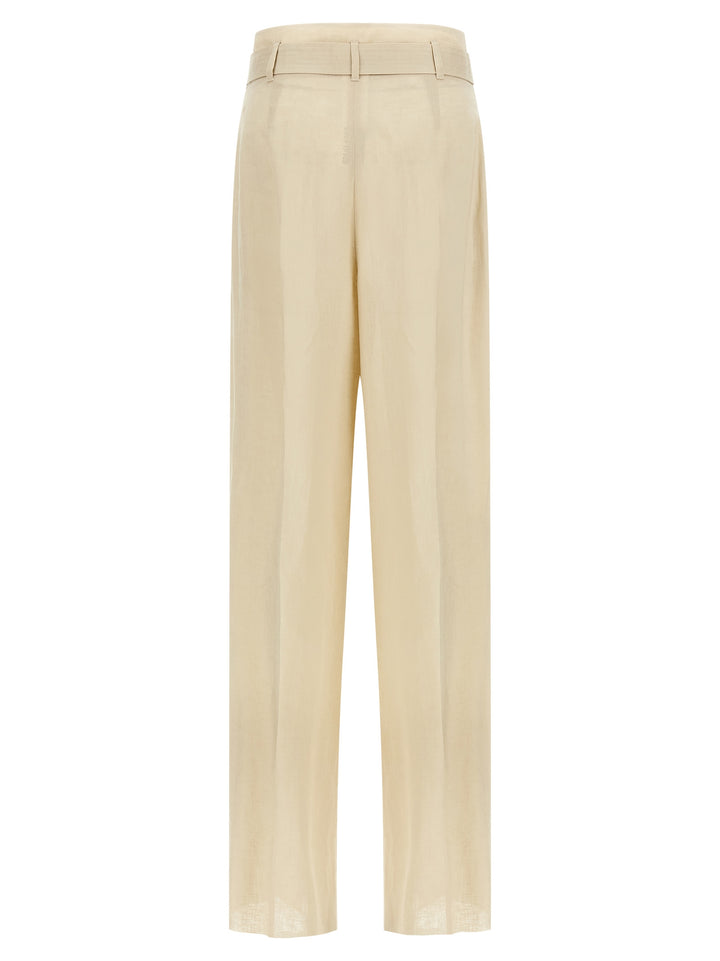 Max Mara Studio Mstmateria Pantaloni - Beige | e7ee999ed1515a0ba55272dc7968e5669545748a