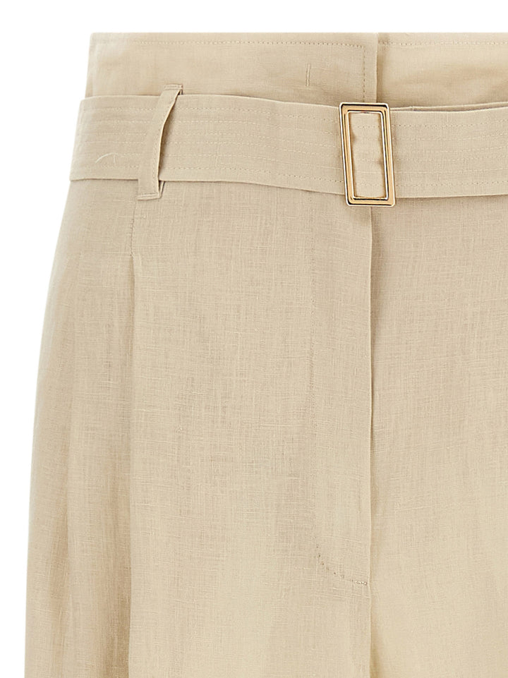 Max Mara Studio Mstmateria Pantaloni - Beige | cbab05f10c918c3503167c337a5d3d2128ea3b95