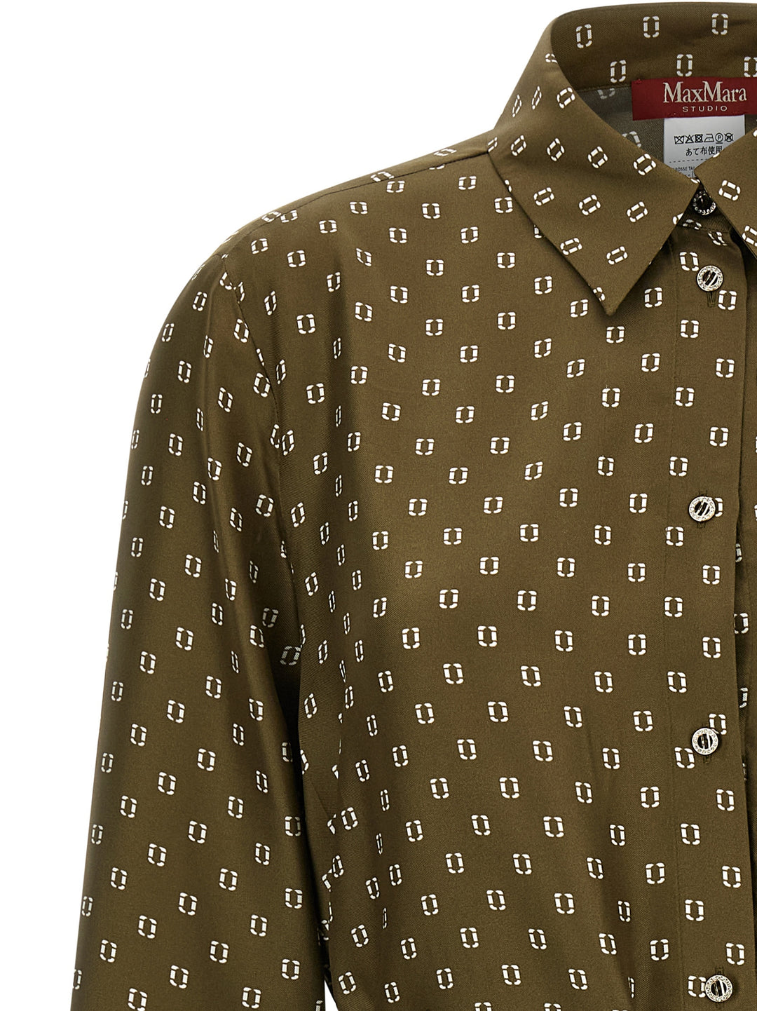 Max Mara Studio Msttenuta Camicie - Verde | 5ac3a945250c2fe693df499de4c556ab33cb3cb0