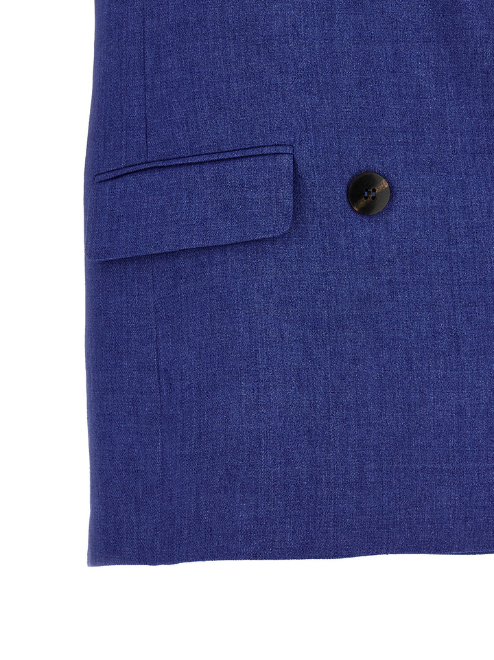 Max Mara Studio Mstaia Gilet - Blu | 01dc9886e6724852df328327c7ef9f458c787b5f