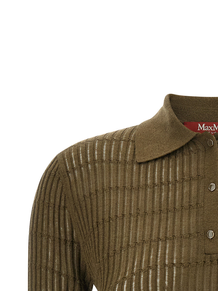 Max Mara Studio Mstgallo Polo - Verde | e7491de6c98fe0cfdaedb86e007cc9aed94f643a