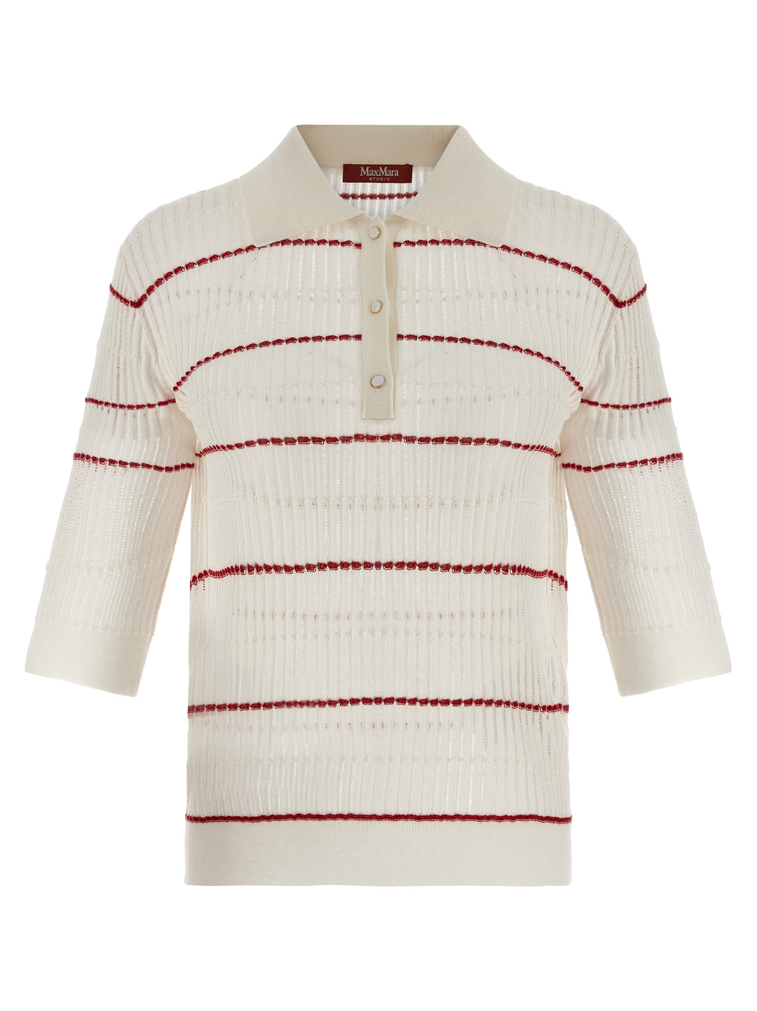 Max Mara Studio Mstgallo Polo - Bianco | e855c8f9441c2af2d3fc3da696799f83d4fe2333