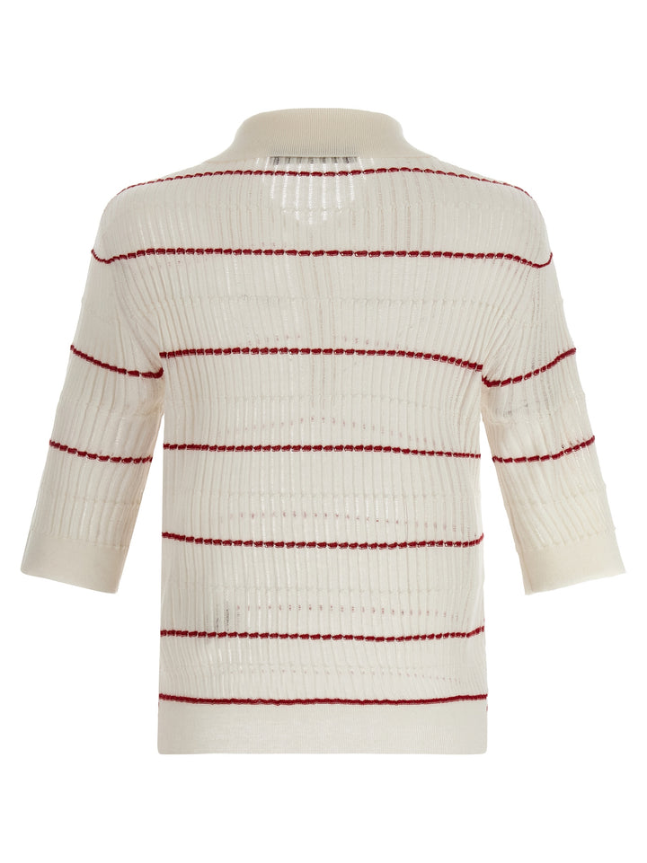 Max Mara Studio Mstgallo Polo - Bianco | 6b09d8bcbff3194e7dd526eafc52a5f68e1736dc