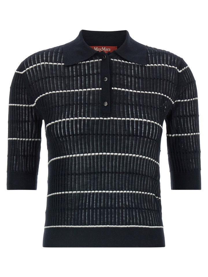 Max Mara Studio Mstgallo Polo - Blu | 18ce4c0527d5c4fe5269209625ce7fd83994b5c7