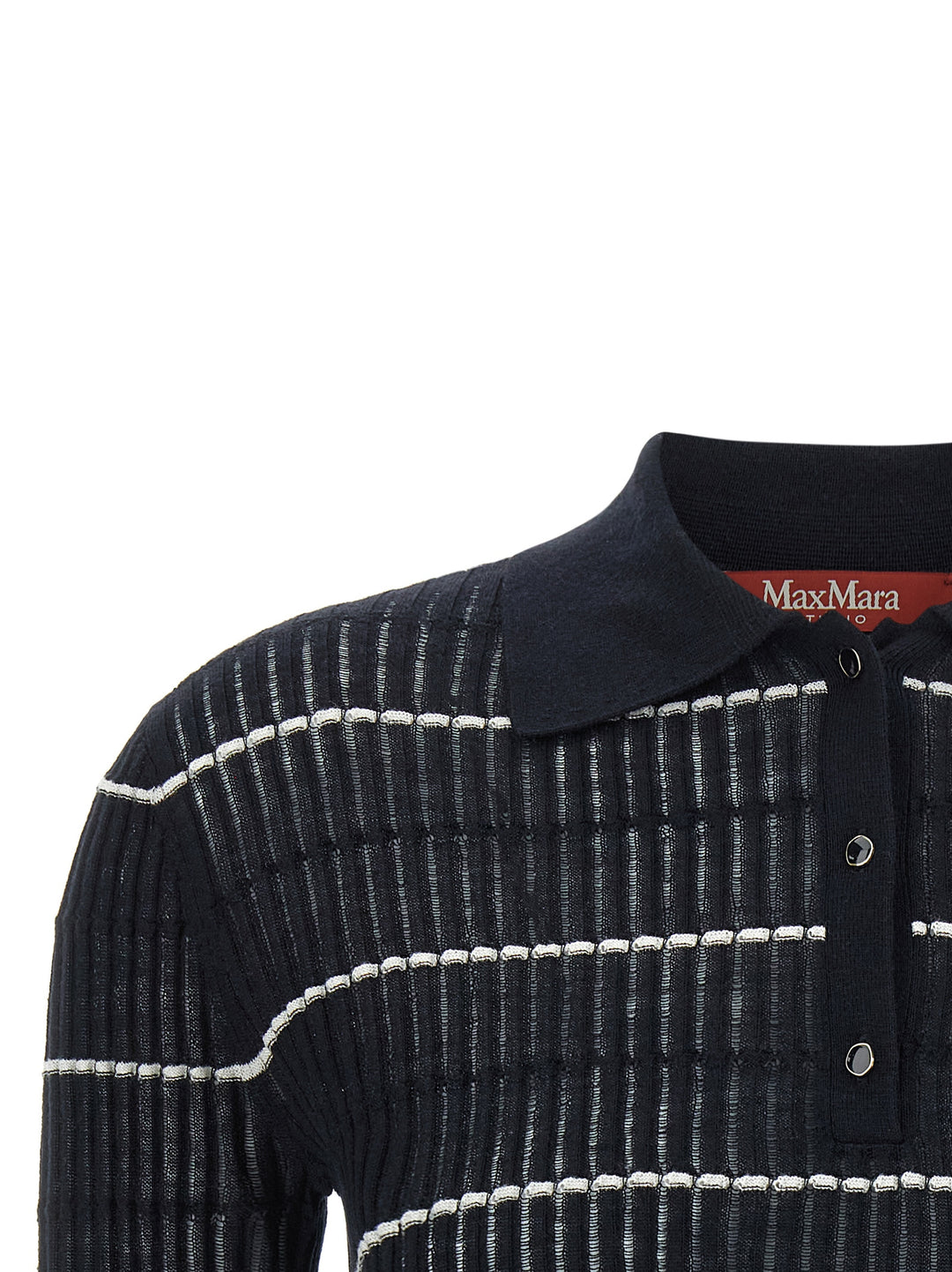 Max Mara Studio Mstgallo Polo - Blu | f75cbb78671528de6e99b550315b4bf4c31695f0