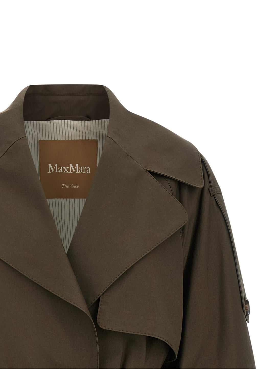 Max Mara The Cube Mtcutrench Trench e Impermeabili - Verde | 051274bfd6b322e412c043e1487e806d208a9289