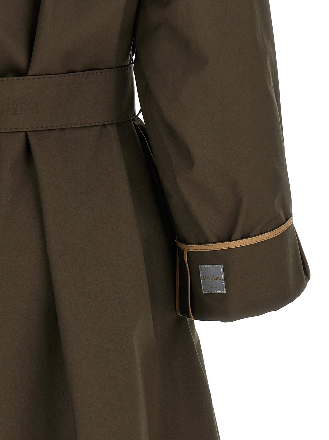 Max Mara The Cube Mtcutrench Trench e Impermeabili - Verde | 411514817d23026194932cb3dc9a566bf78d7561