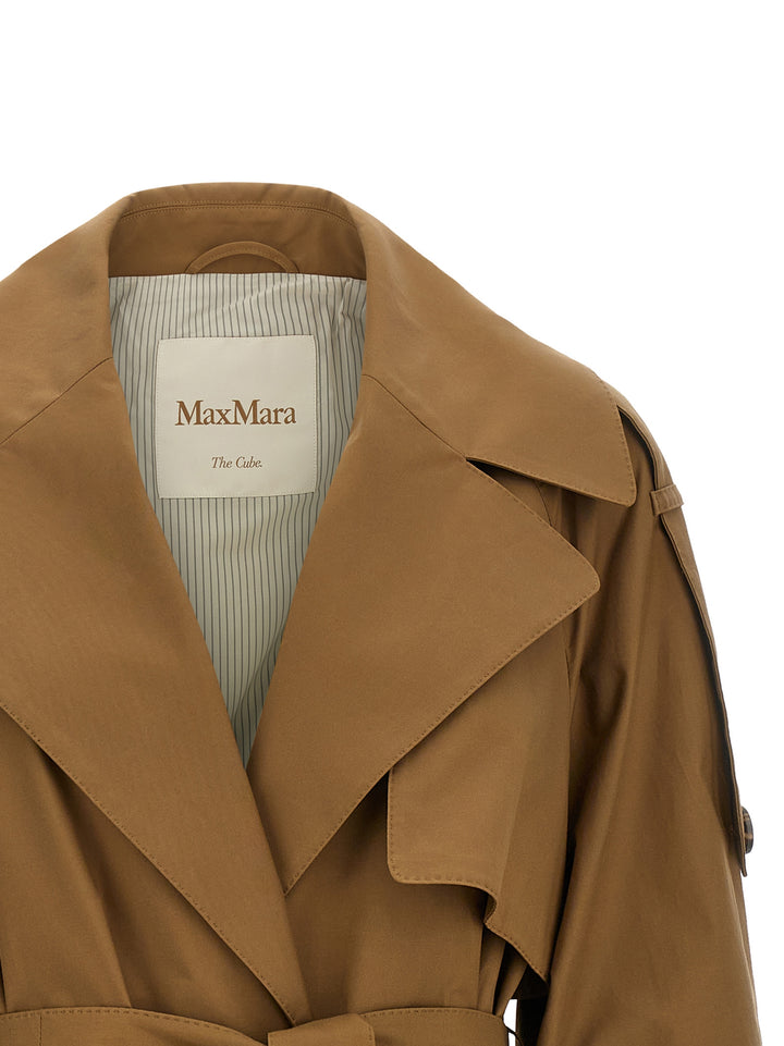 Max Mara The Cube Mtcutrench Trench e Impermeabili - Marrone | 7862e28752b14168658e562ceac0adaf3c5dbab4