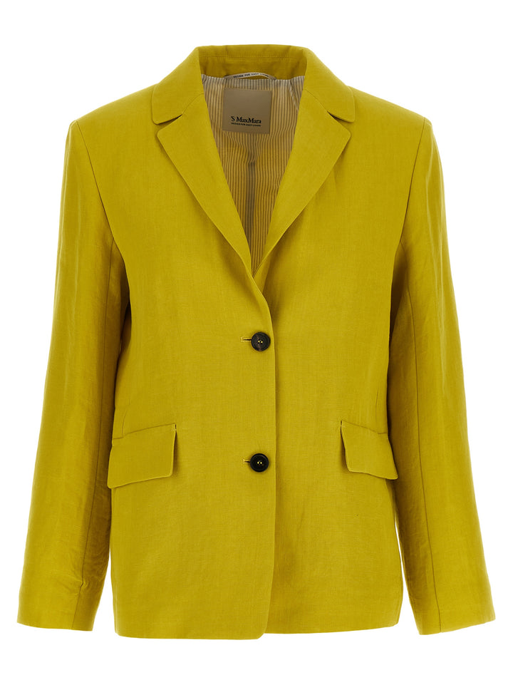 S Max Mara Smmalberta BlazerS - Giallo | 7178d59be12dc51e5100b4c602df843740e7e37c