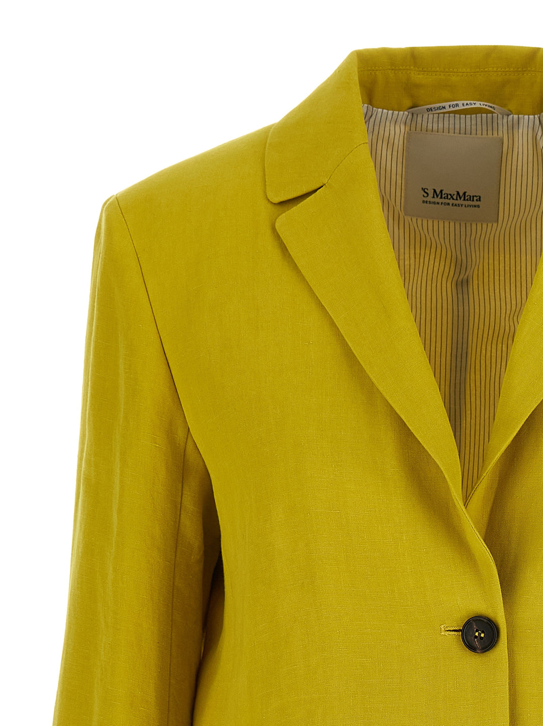 S Max Mara Smmalberta BlazerS - Giallo | aef3d9c82e69fe493e8299b6de99123e4709b7b2