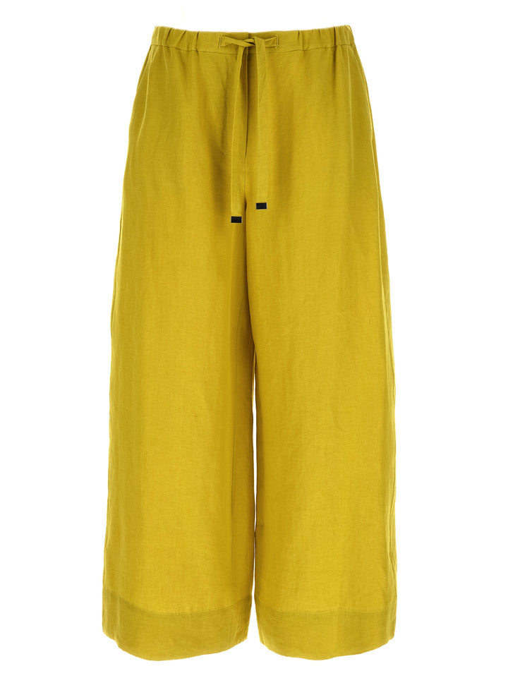 S Max Mara Smmaurora Pantaloni - Giallo | 3d9224824720c1e758aa1b1a17a7537b23150abd