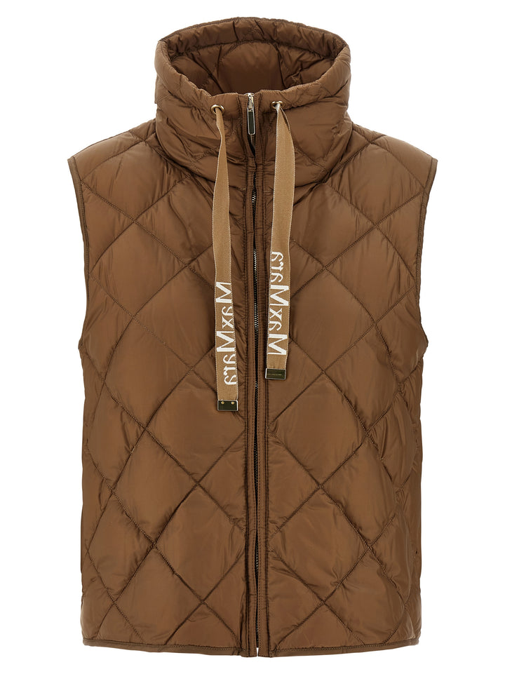 Max Mara The Cube Tregic Gilet - Marrone | 901f6b1340ff62222804296f197be670eb597cd9