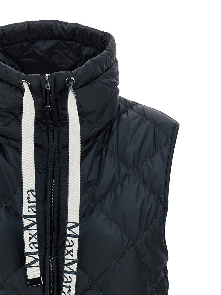 Max Mara The Cube Tregic Gilet - Blu | e47da29cb1bd4824a832343c722aff6f3ef9819e