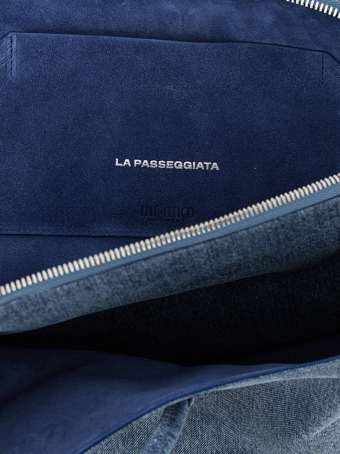 The Attico La Passeggiata Medium Borse a Spalla e Tracolla - Blu | eac07b04b629c1dc50e2631d0725ac998566655d