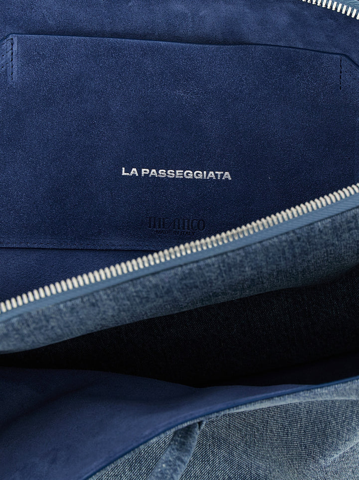 The Attico La Passeggiata Medium Borse a Spalla e Tracolla - Blu | eac07b04b629c1dc50e2631d0725ac998566655d