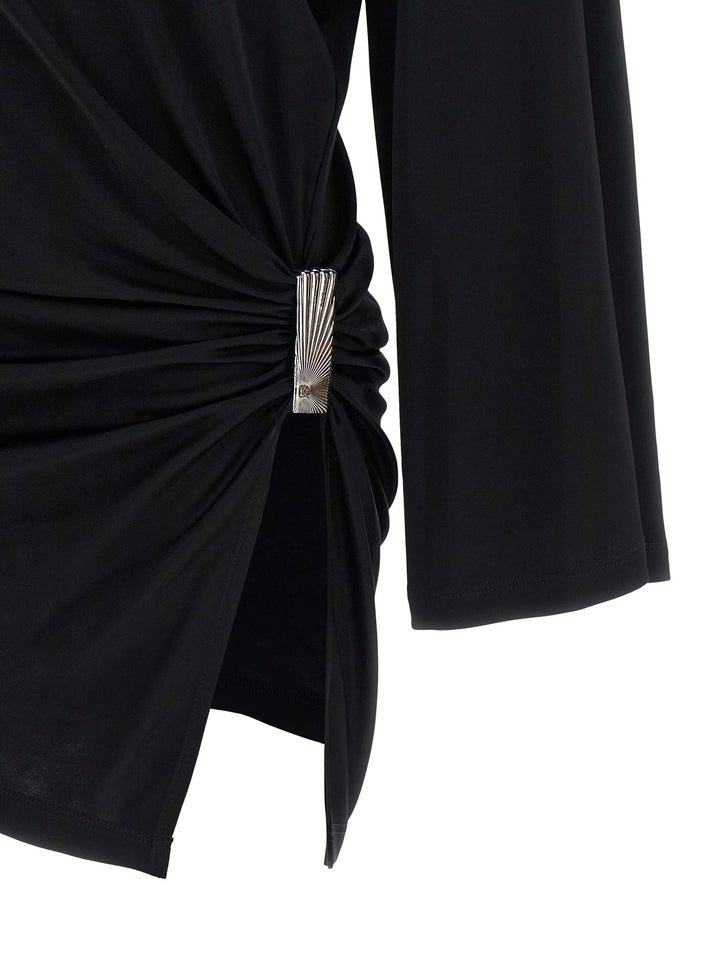 The Attico Metallic Detail Dress Abiti - Nero | b0d076889ad7700fff9b622ba4a75d6bd76187f8