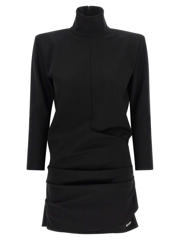 Structured Shoulder Dress Abiti Nero