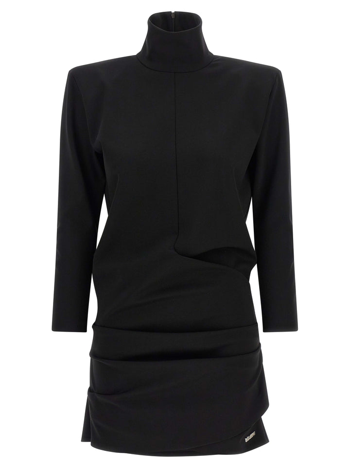 The Attico Structured Shoulder Dress Abiti - Nero | 2ec3ae9f1f6921aebbefca257e4e792ea01ed0c8
