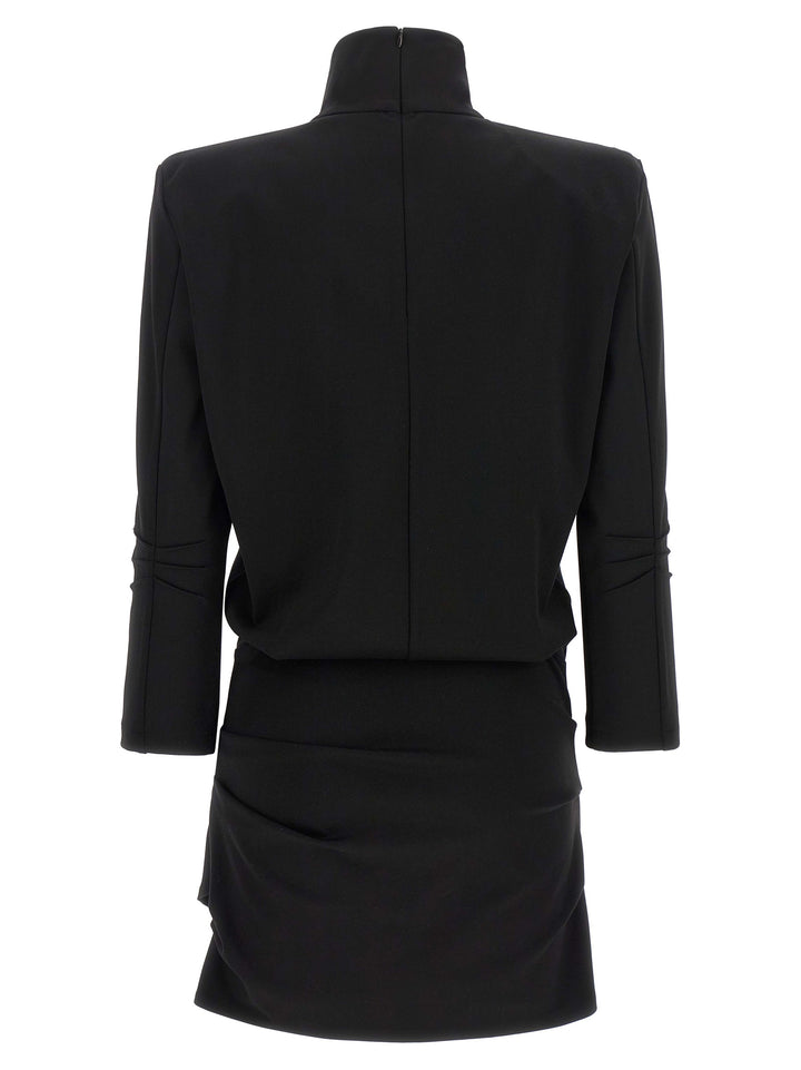 The Attico Structured Shoulder Dress Abiti - Nero | 76cd5cc7338858dba32a795356216c5f9e237d3b
