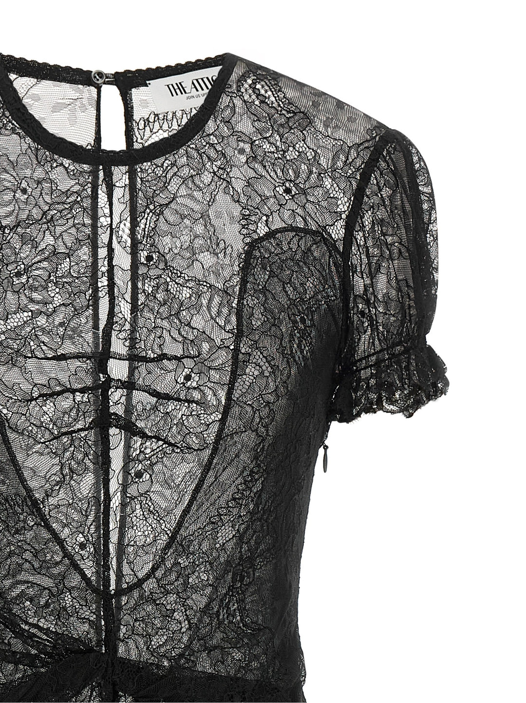 The Attico Lace Dress Abiti - Nero | 83eec2c569dc6cf9d68c8f9f4bc21651fd906640
