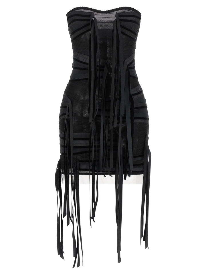 The Attico Ribbon Dress Abiti - Nero | 23f48a5d52995e418c1a949cdb8bf0a65e9d5ecc