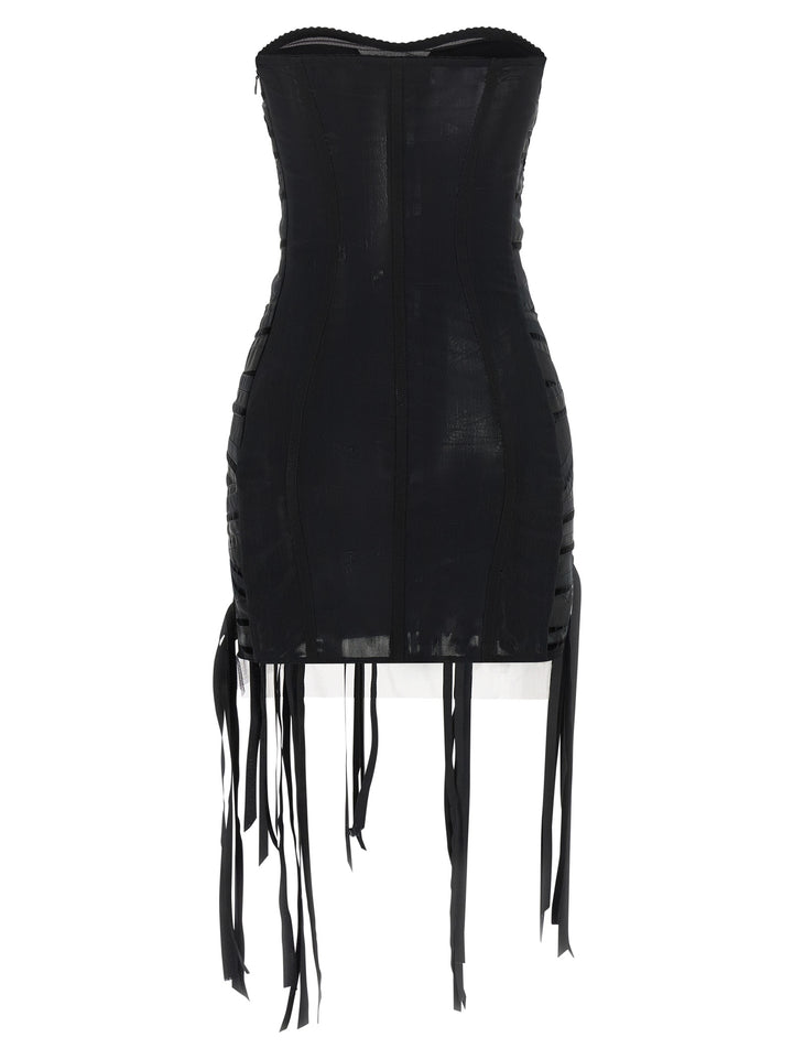 The Attico Ribbon Dress Abiti - Nero | 6a1b320caa3f0bf92a6e7a29b6ca7250db1e9411