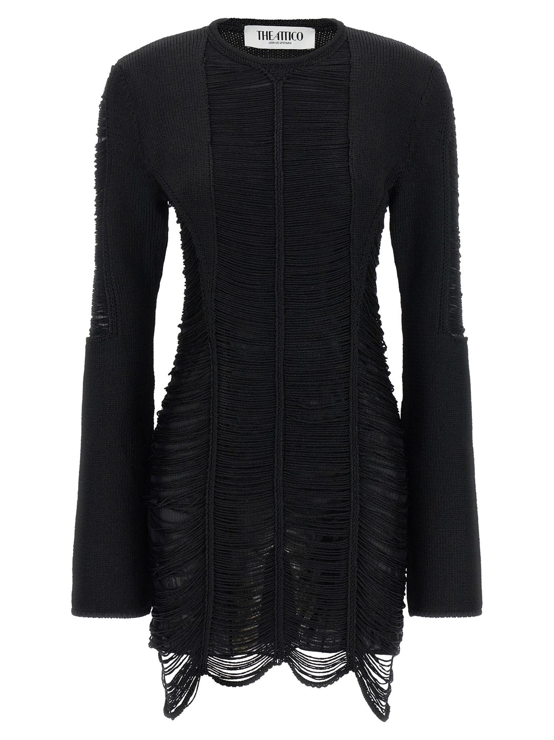 The Attico Fringed Dress Abiti - Nero | 80e0019a23839fdc100fab09701789c5c74d03b2