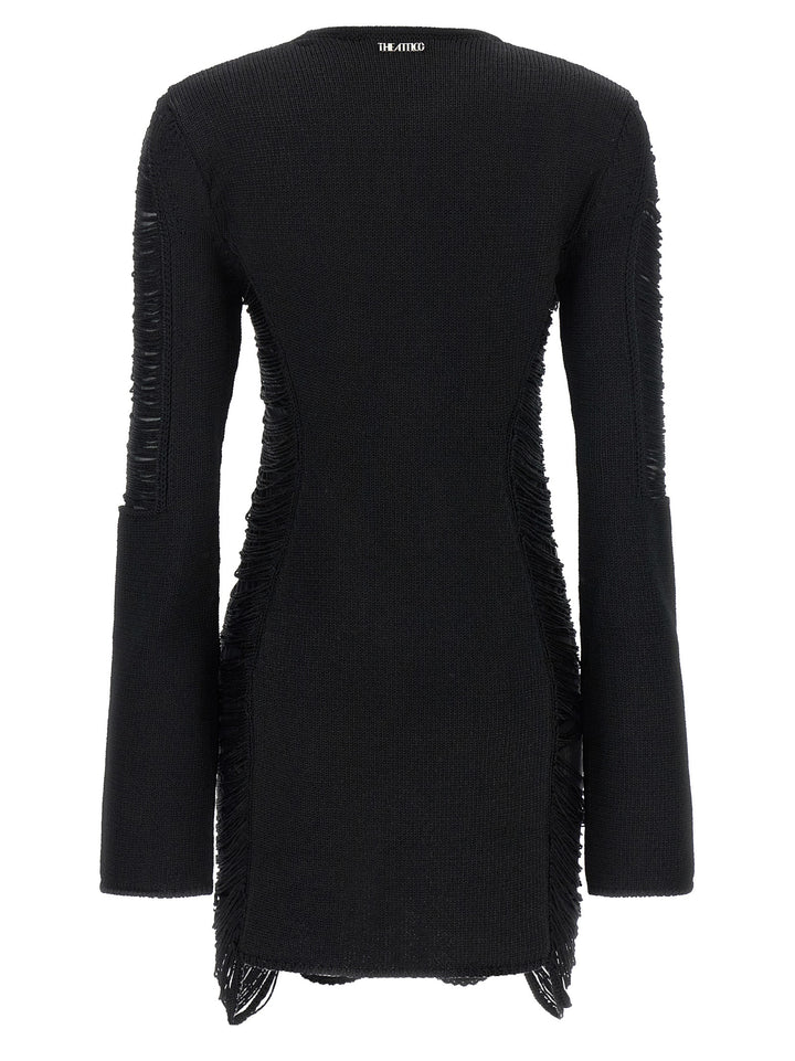 The Attico Fringed Dress Abiti - Nero | 4a082b3b230c3696c8729132e993e0397144d85d
