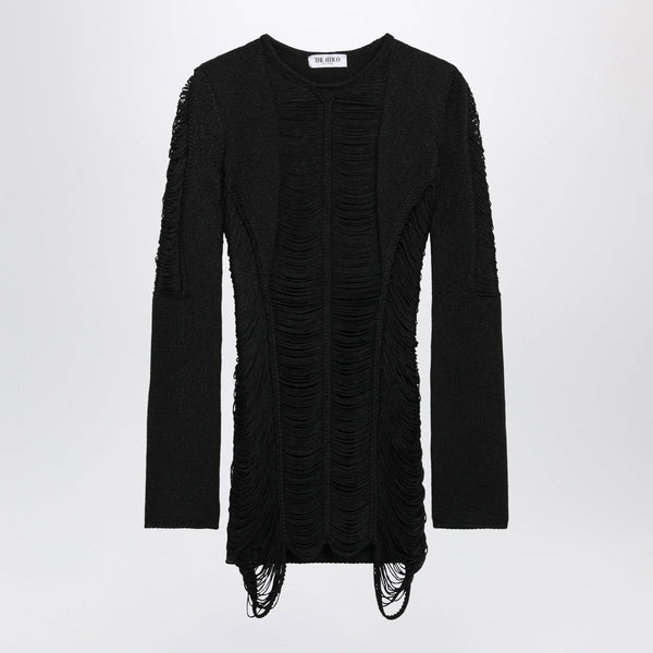 Minivestido de viscosa negro