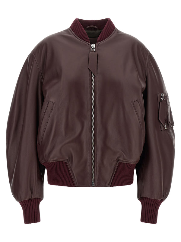 Anja Puffer Jackets Bordeaux